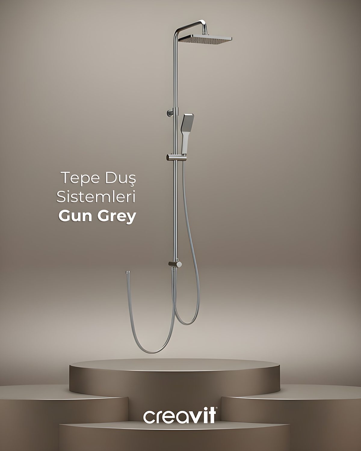 Creavit Tepe Duş Sistemi, Gun Grey